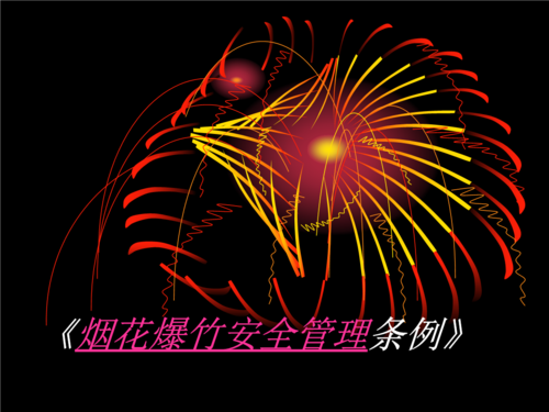 烟花爆竹运输管理条例